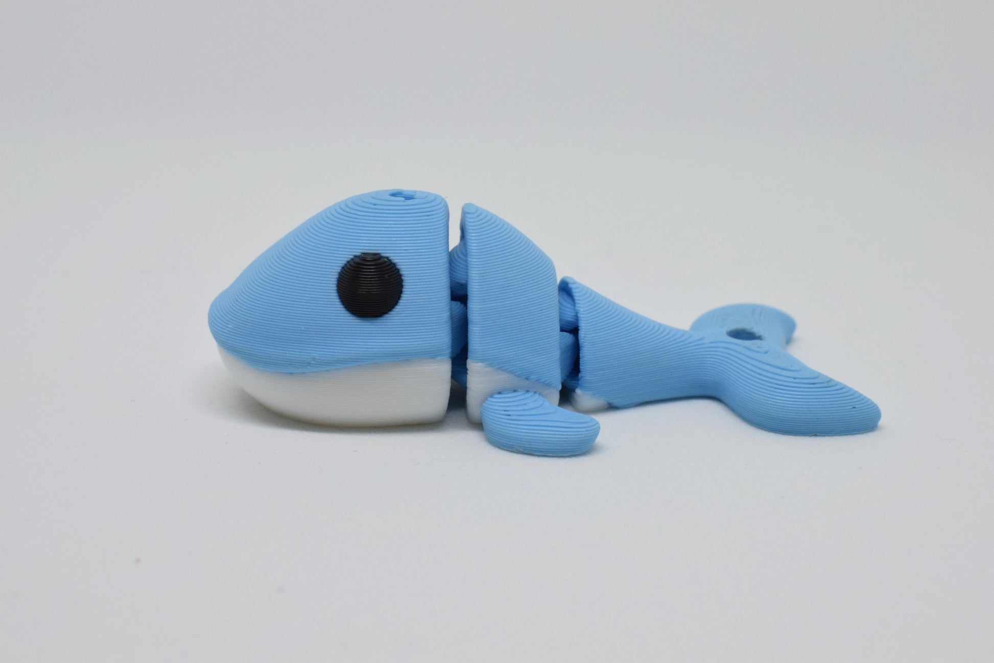 FlexiPets Flexi Walvis sleutelhanger zijaanzicht links