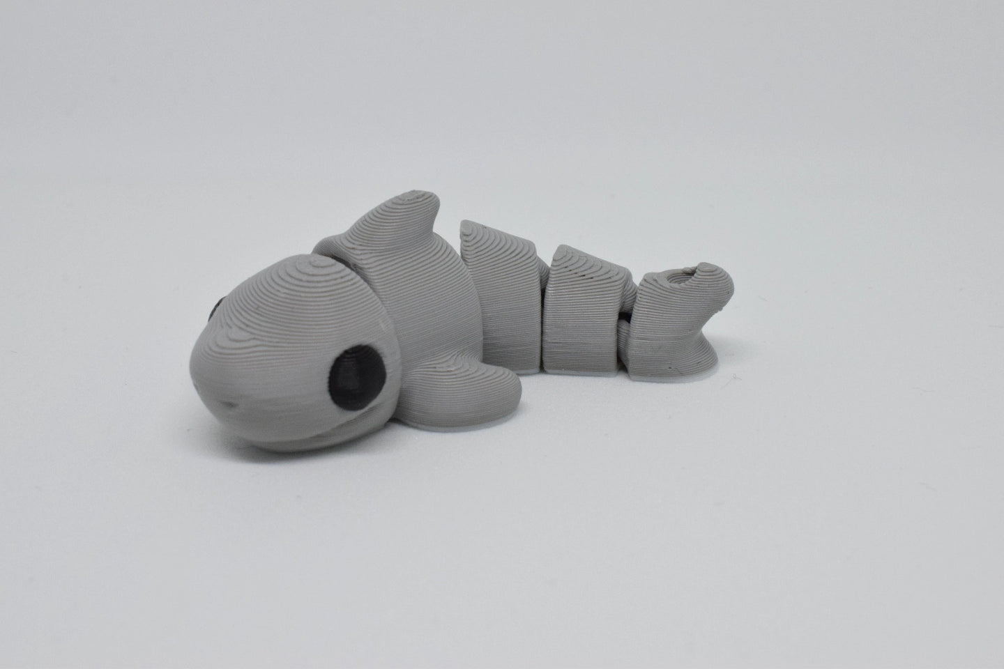 Flexipets Flexi Haai 3D geprinte sleutelhanger en fidget toy